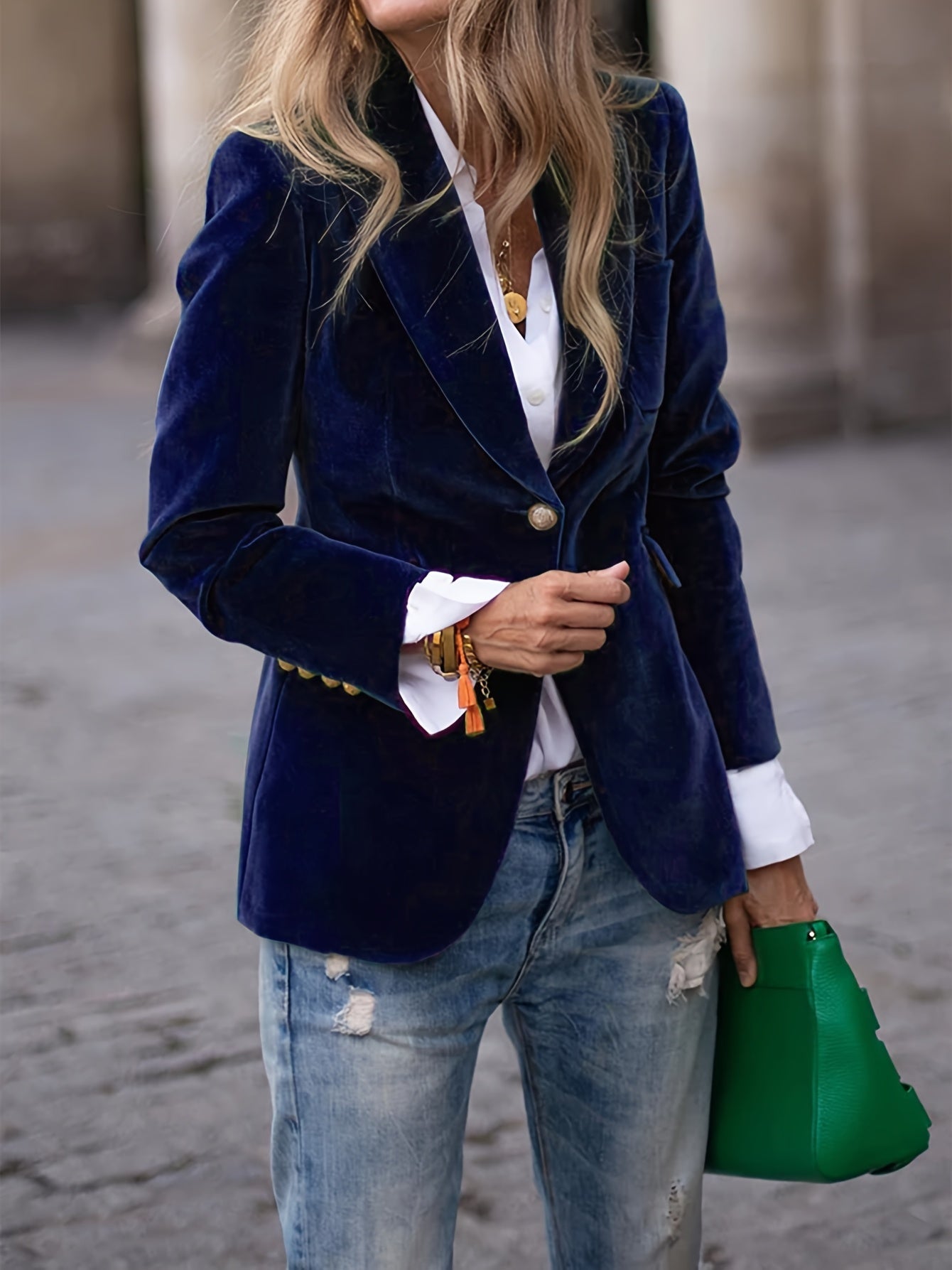 Miranda | Timeless Velvet Blazer