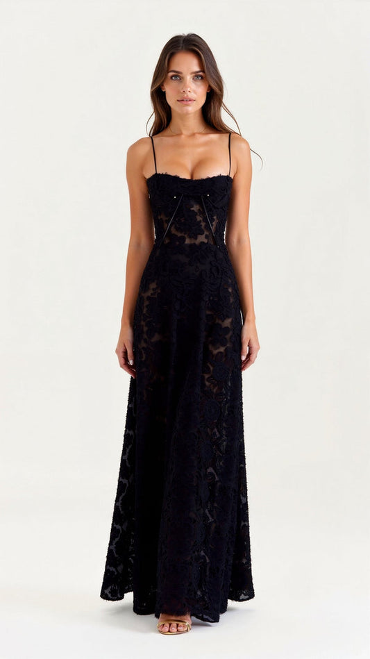 Naya | Long Dress with Thin Straps