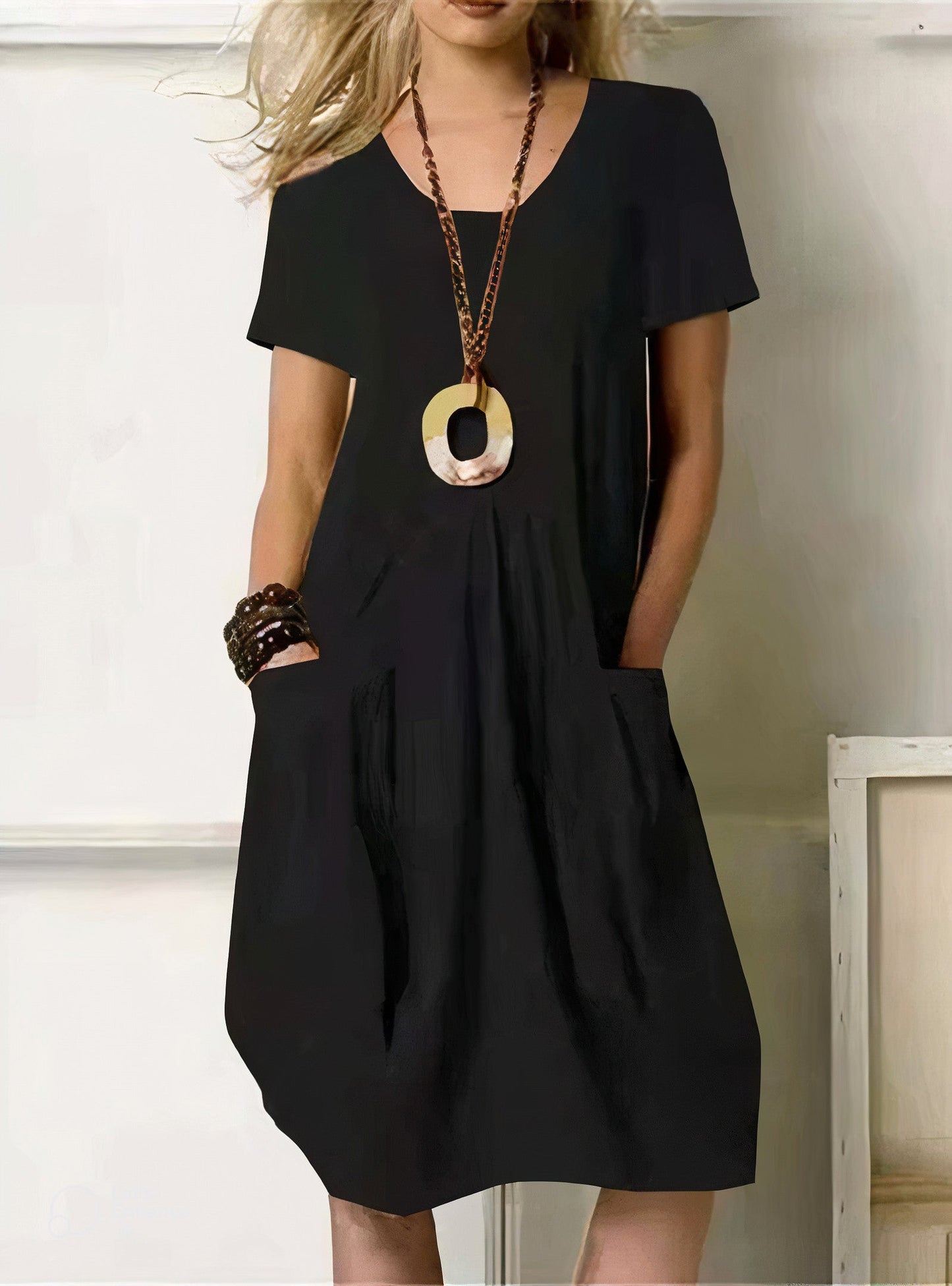 Gabrielle - Summer Loose Long Pocket Dress