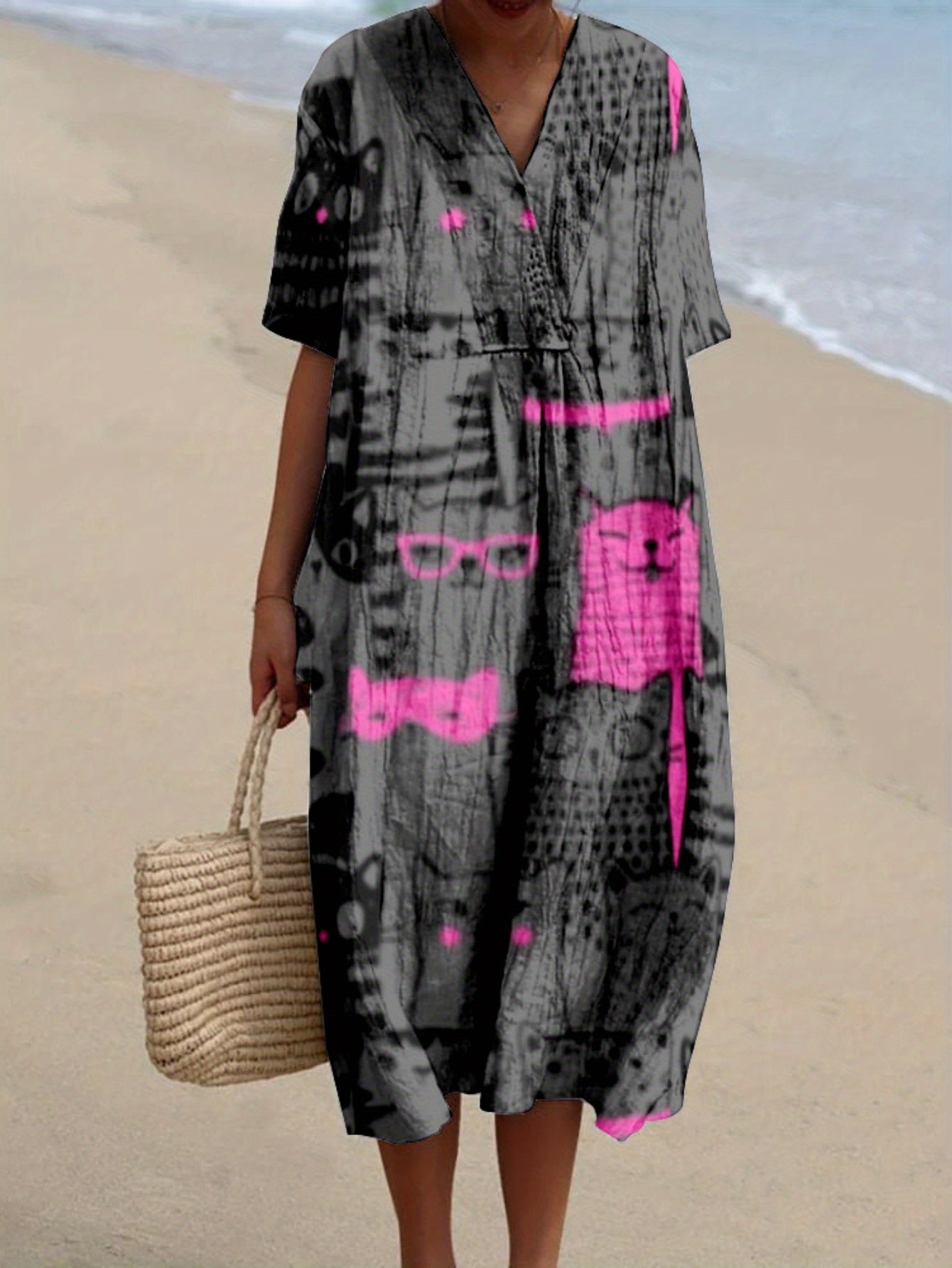 Martína|Printed Dress
