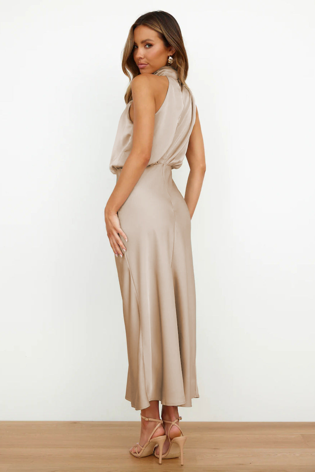 Carlina Satin Maxi Dress