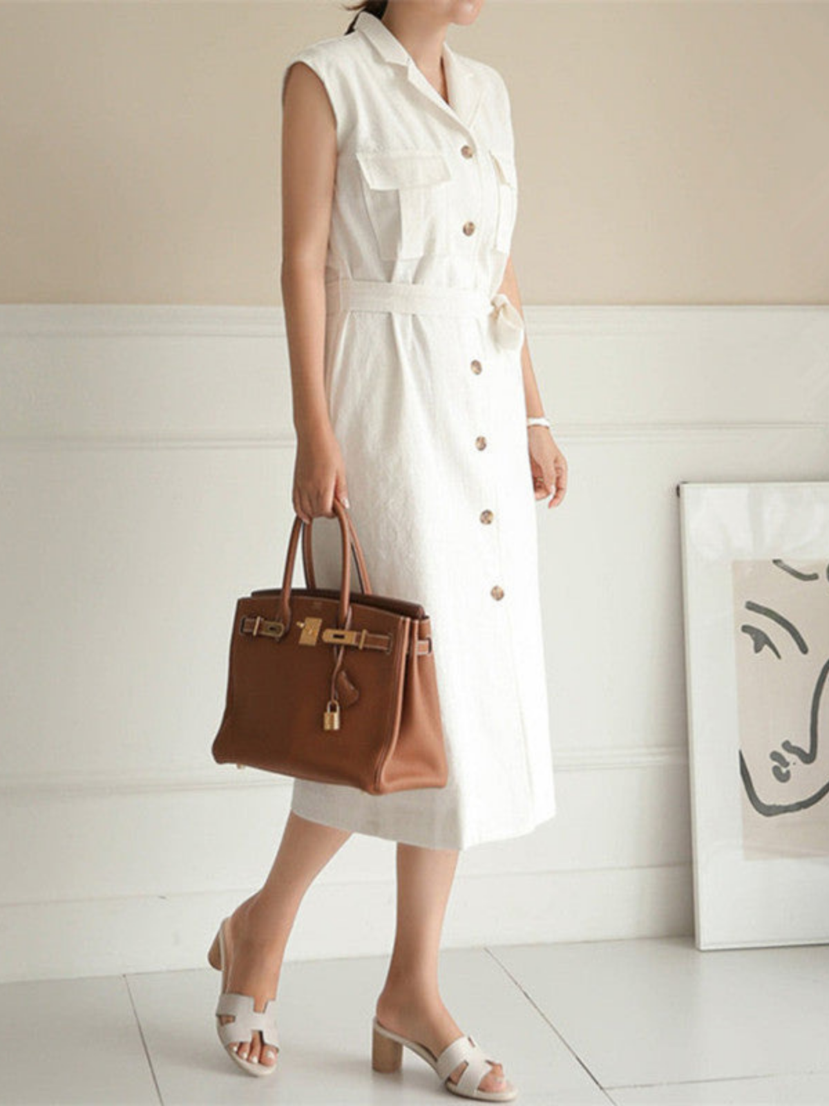 Elegance in Comfort Single Breasted Suit Dress