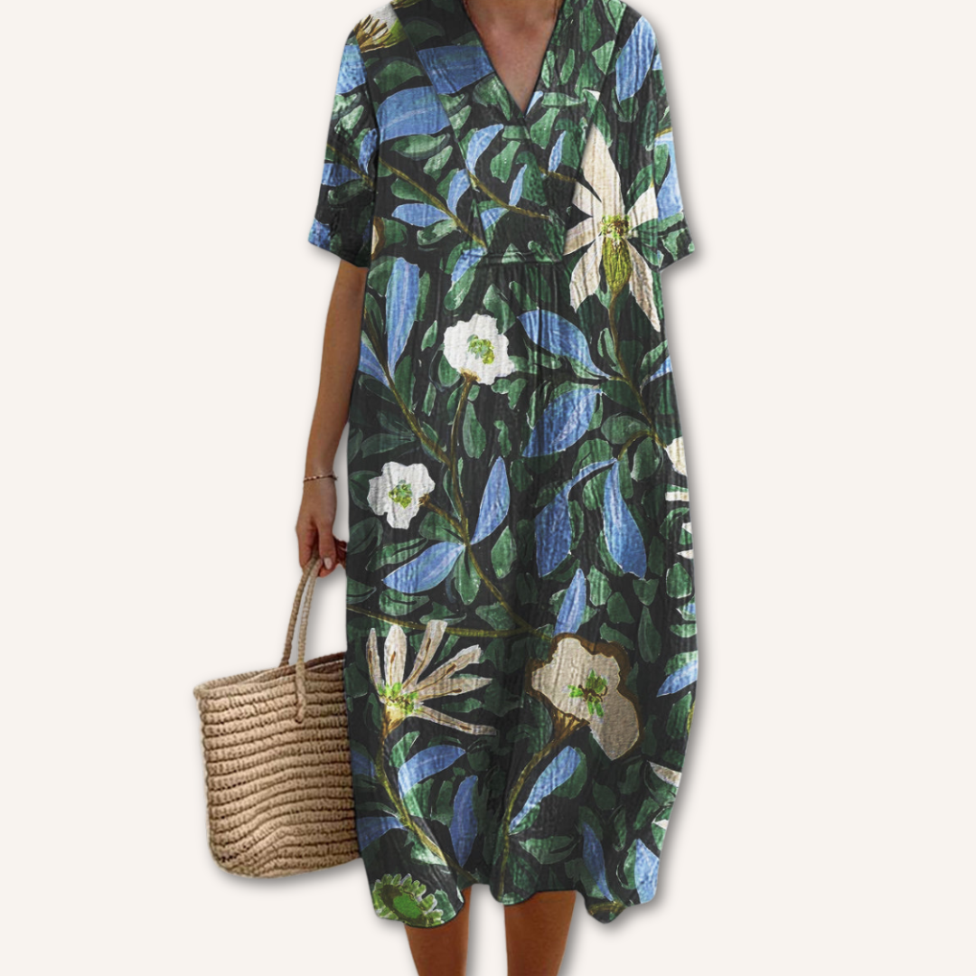 Mireia|Printed Dress floral