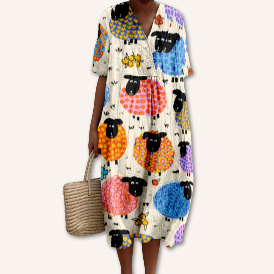 Dafne|Printed Dress