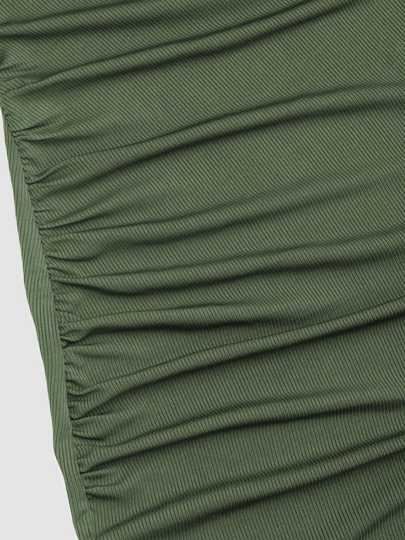 Sleeveless Round Neck Pleated Slit Dress