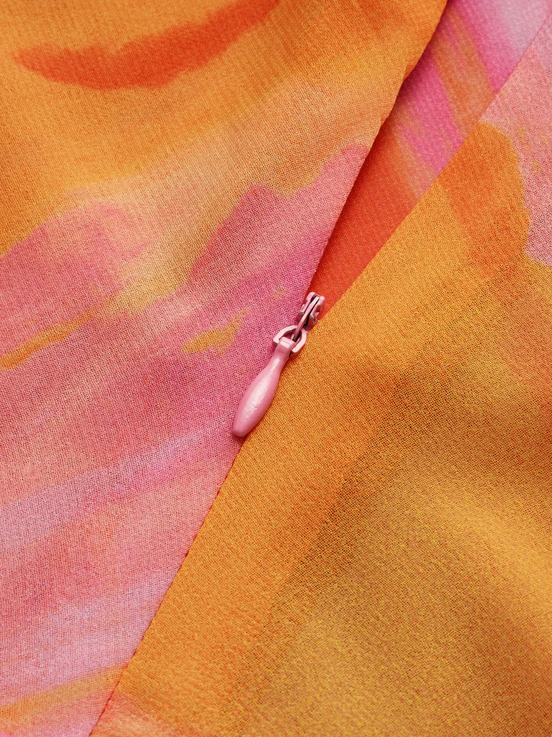 Semi-Sheer Halter Backless Tie Dye Short Dress