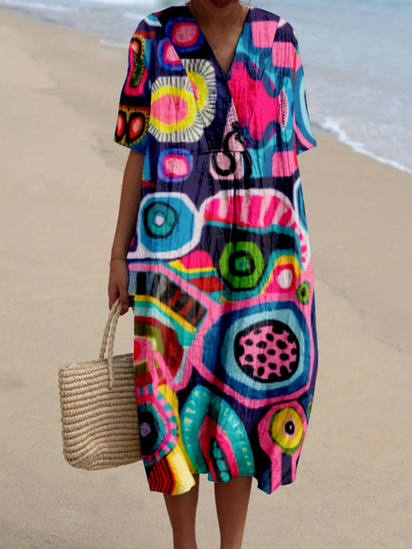 Nerea|Printed Dress