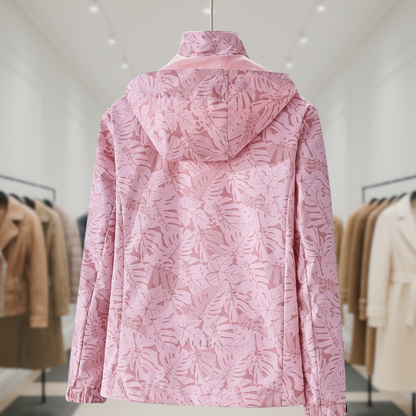 Lauren | Windproof Outdoor Jacket with Camouflage Print