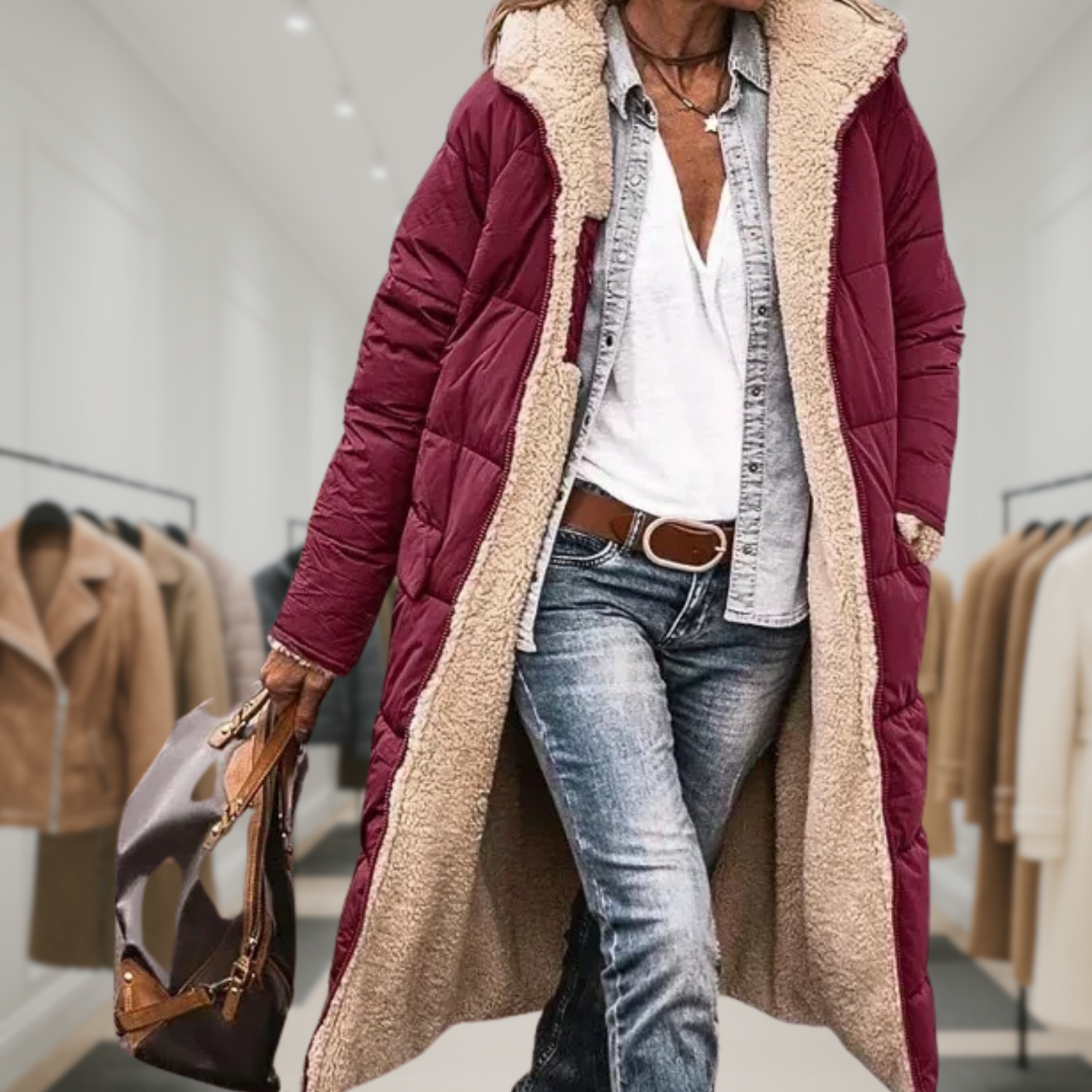 Elowen™ | Reversible Fur Jacket