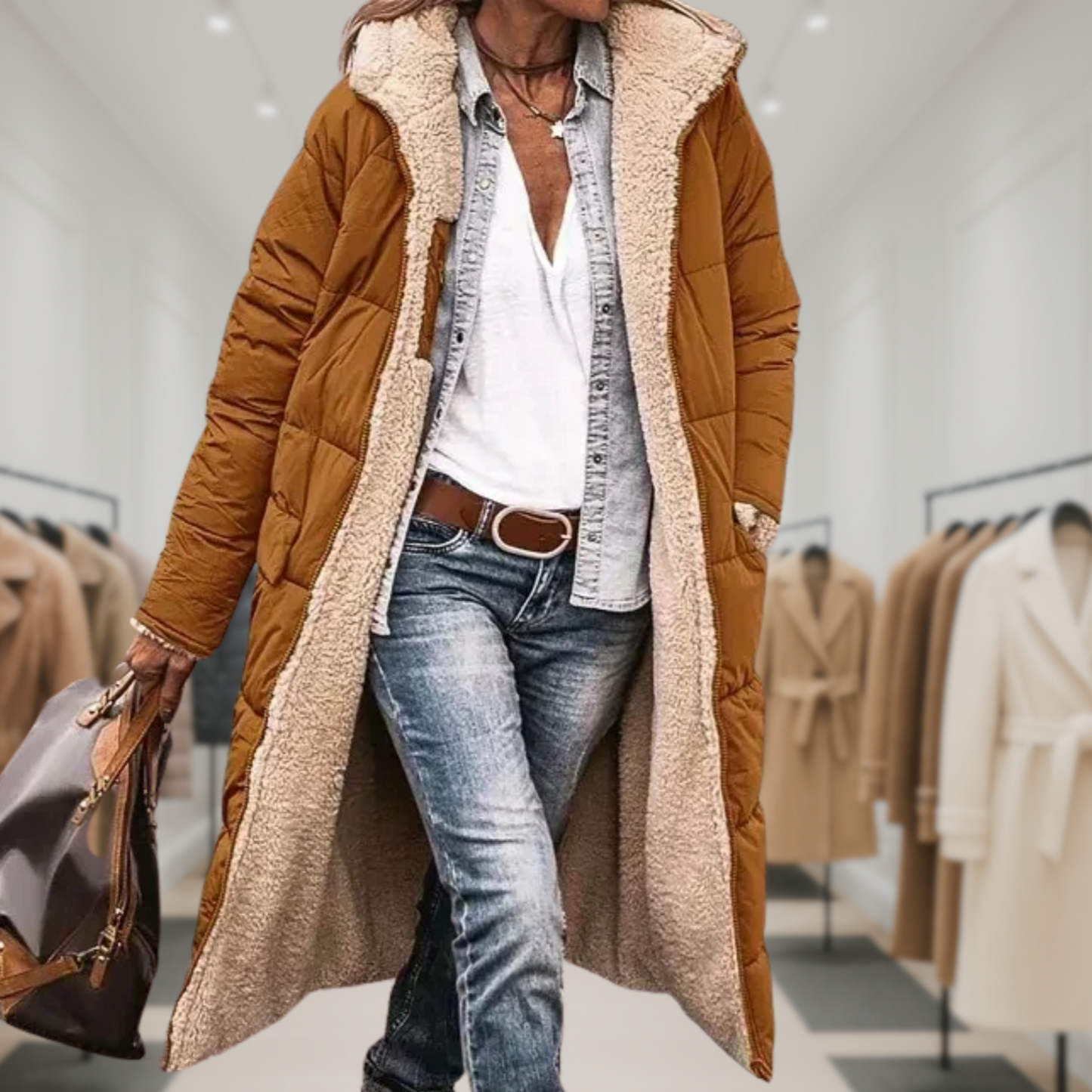 Elowen™ | Reversible Fur Jacket
