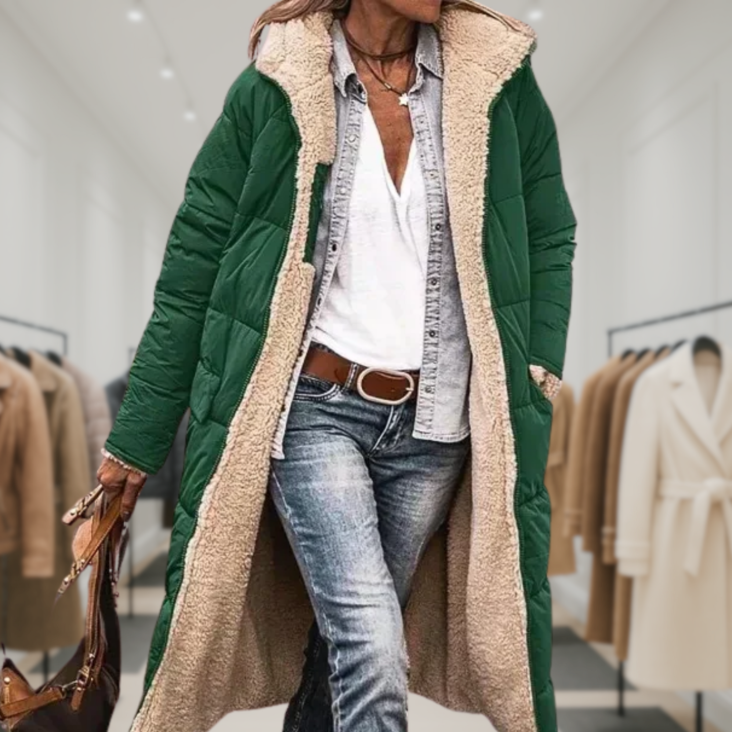 Elowen™ | Reversible Fur Jacket
