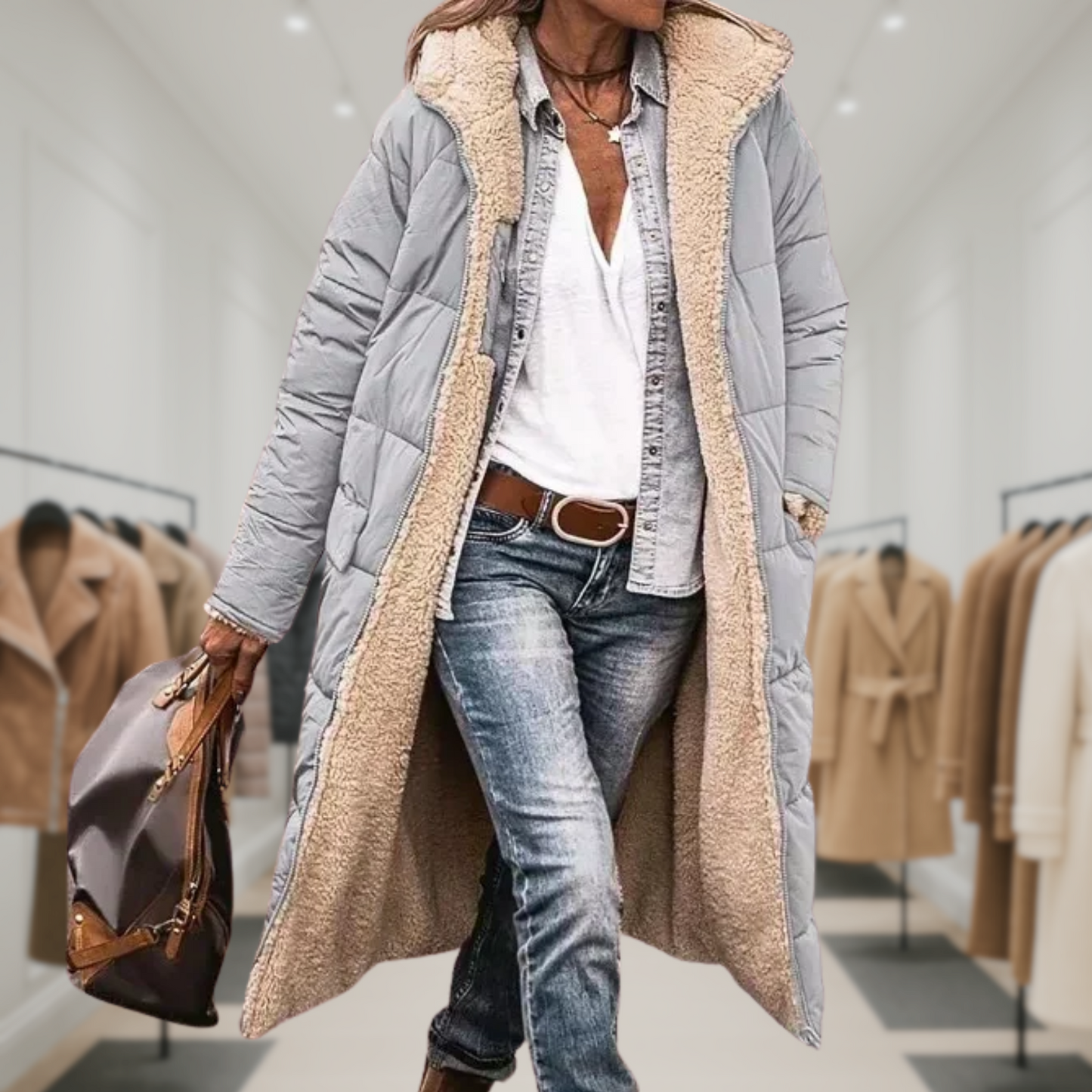 Elowen™ | Reversible Fur Jacket