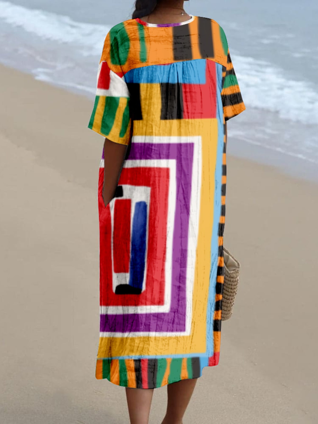 Nerea|Printed Dress