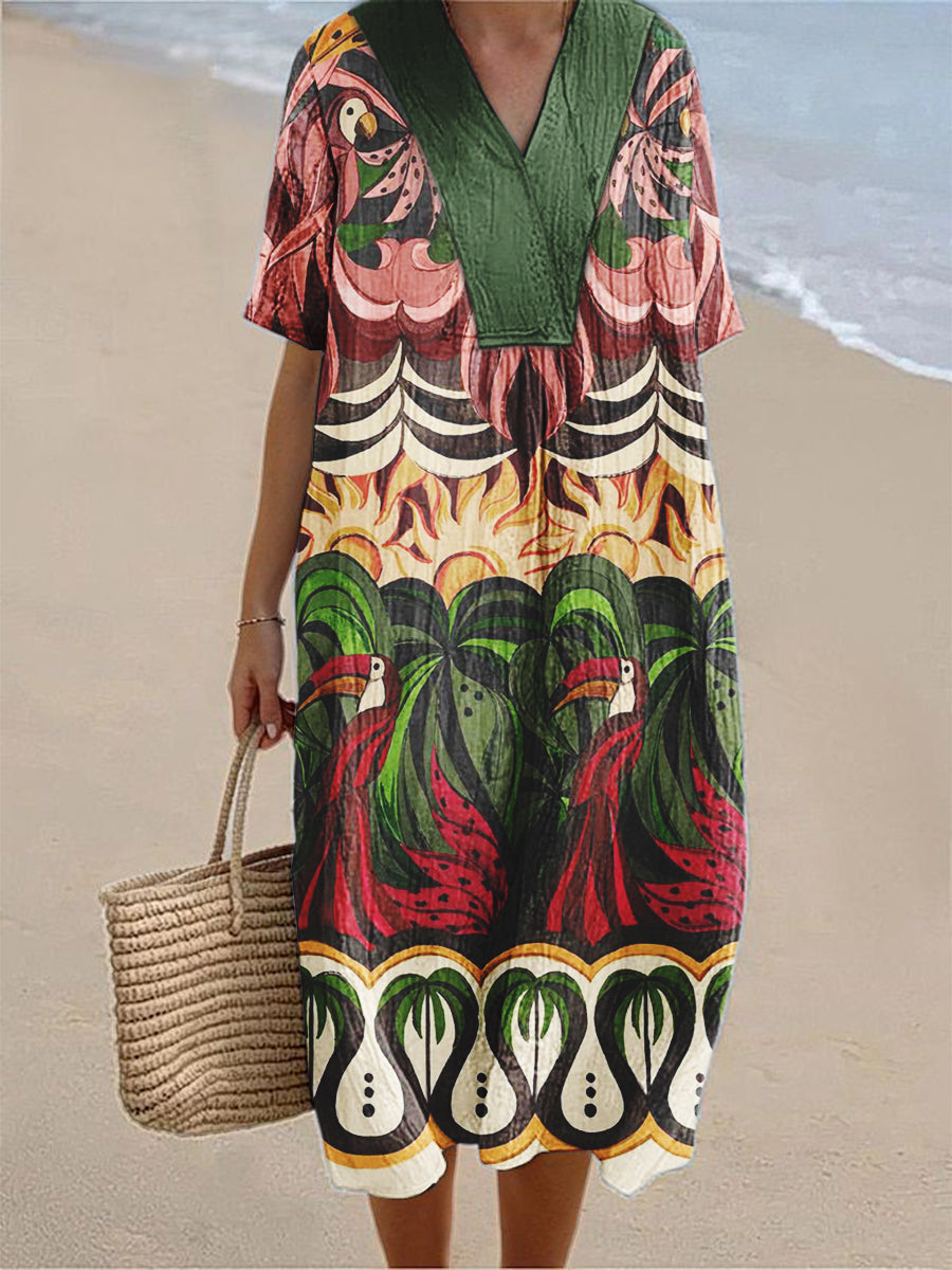 Estela|Printed Dress