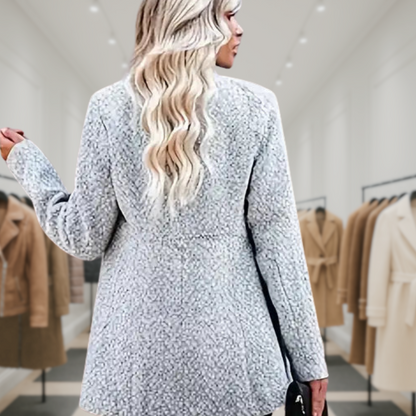 Stella™ | Elegant Mid-Length Coat with Pockets