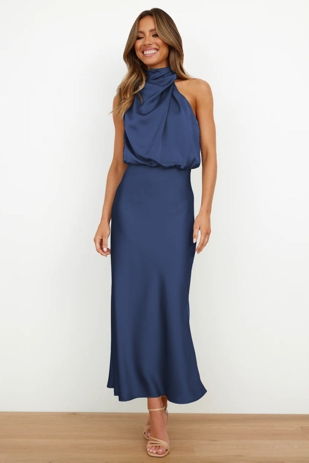 Carlina Satin Maxi Dress