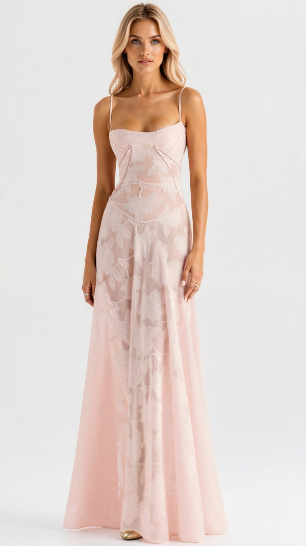 Naya | Long Dress with Thin Straps