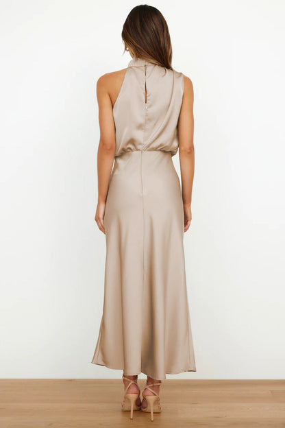 Carlina Satin Maxi Dress