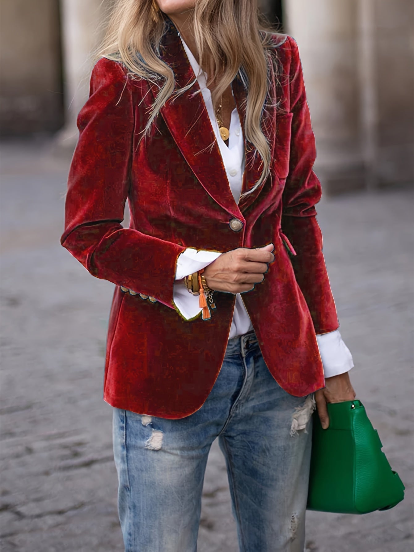 Miranda | Timeless Velvet Blazer