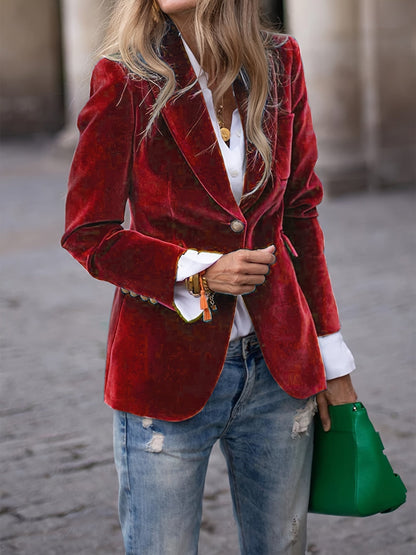 Miranda | Timeless Velvet Blazer
