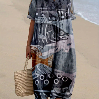 Gabriela｜Printed Dress
