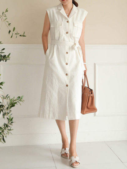 Elegance in Comfort Single Breasted Suit Dress