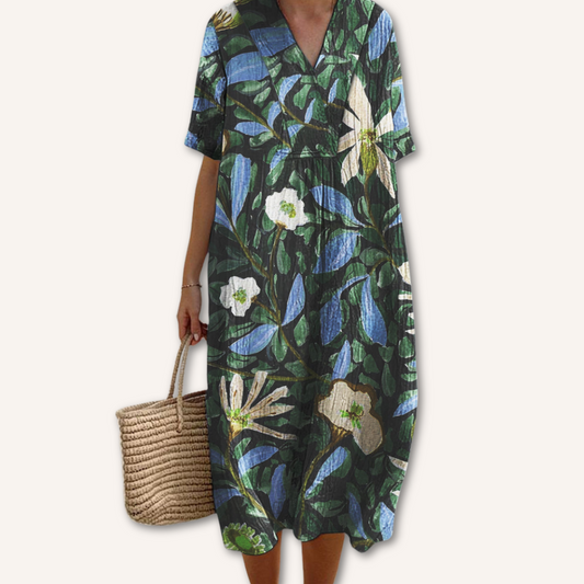 Mireia|Printed Dress floral