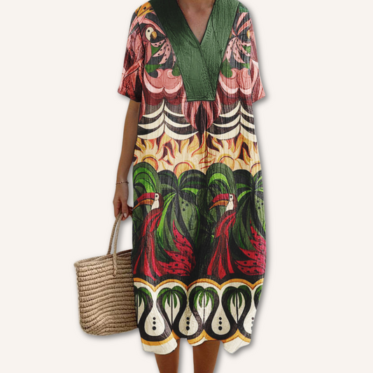 Estela｜Printed Dress