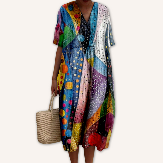 Jimena|Printed Dress