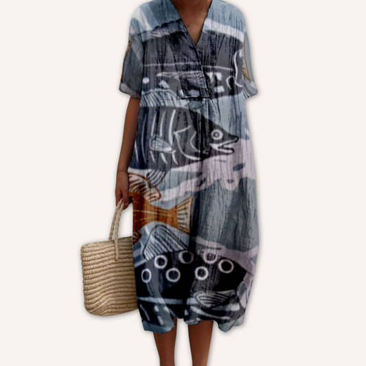 Gabriela|Printed Dress