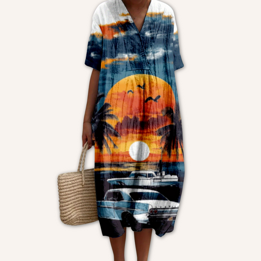 Ivette|Printed Dress