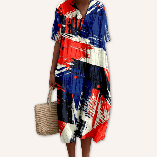 Samira|Printed Dress