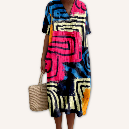 Viviana|Printed Dress