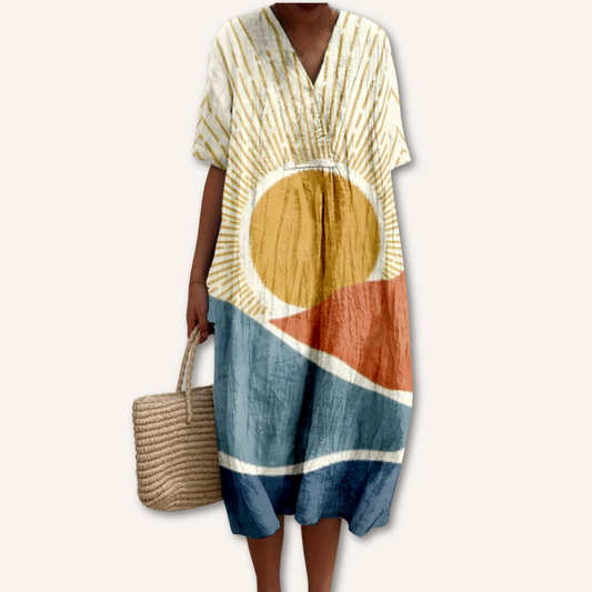 Ivette|Printed Dress