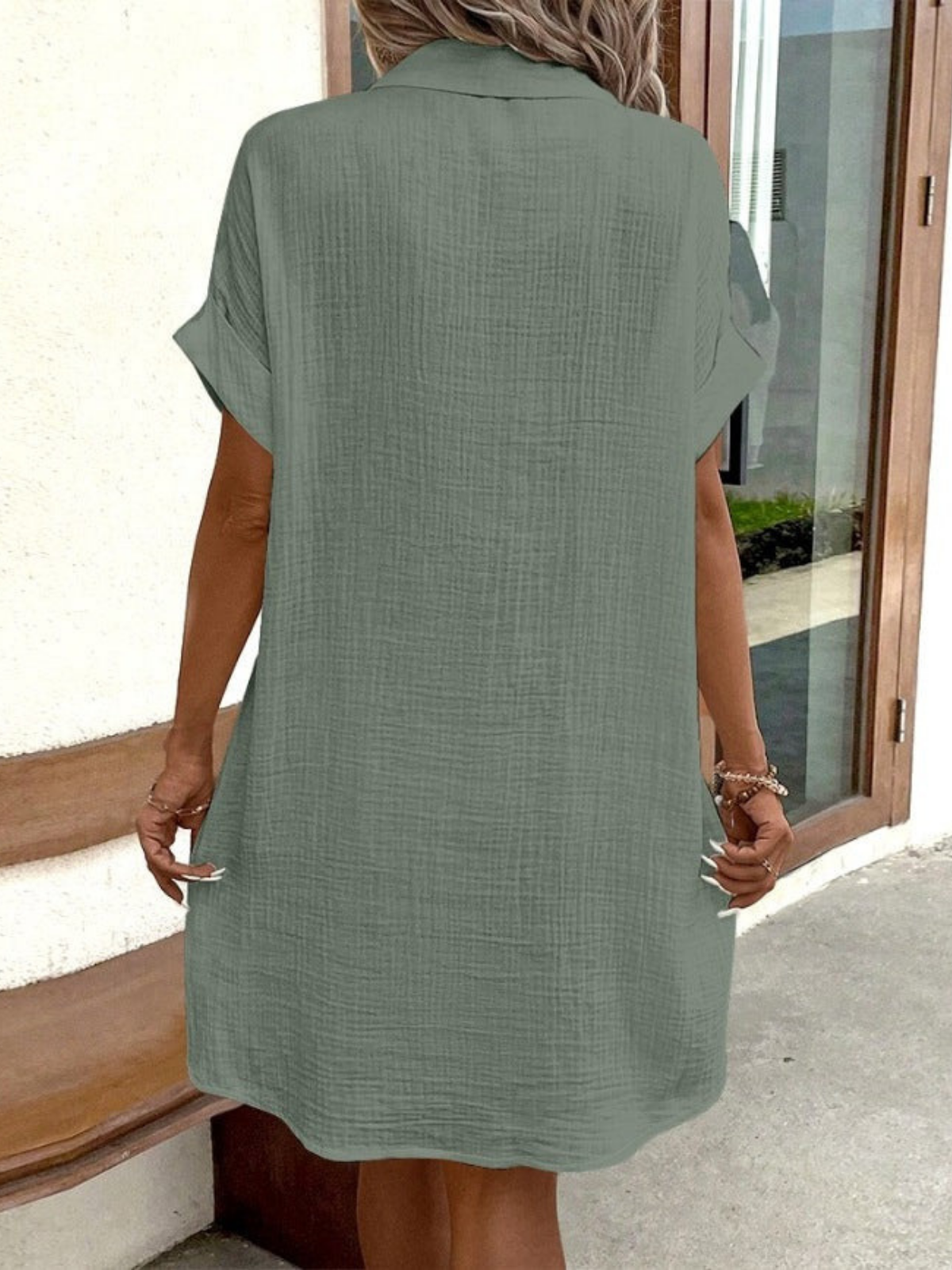 Soft and Chic Casual Style Linen Dress