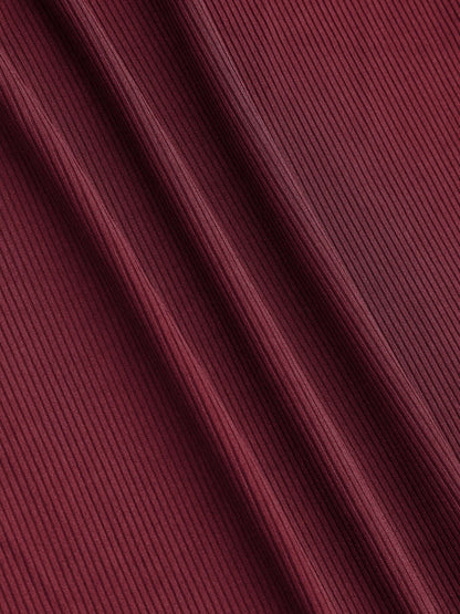 Sleeveless Round Neck Pleated Slit Dress