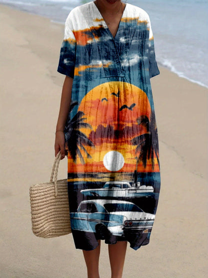 Ivette｜Printed Dress