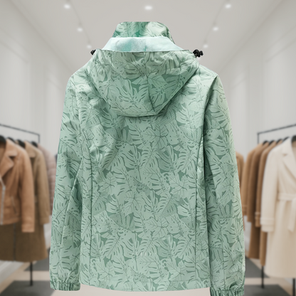 Lauren | Windproof Outdoor Jacket with Camouflage Print