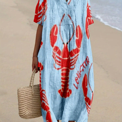 Nerea｜Printed Dress