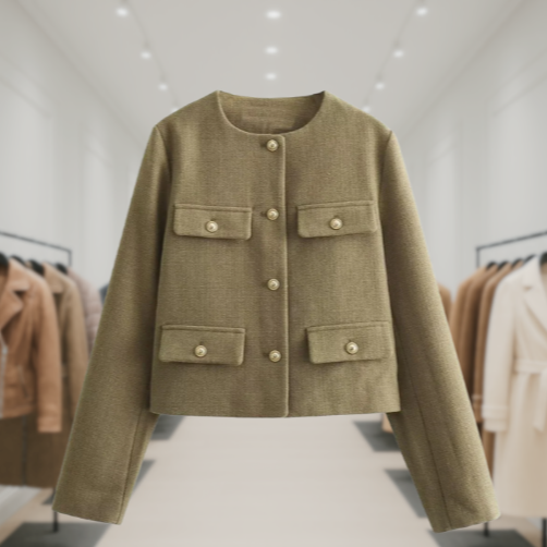 Cylia | Stylish Button Blazer