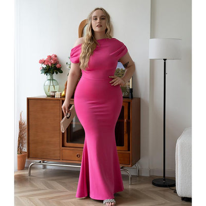 MV Bella Vita Draped Halter Dress