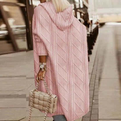 Jelone | Extended Length Hooded Cardigan